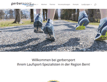 Tablet Screenshot of gerbersport.ch